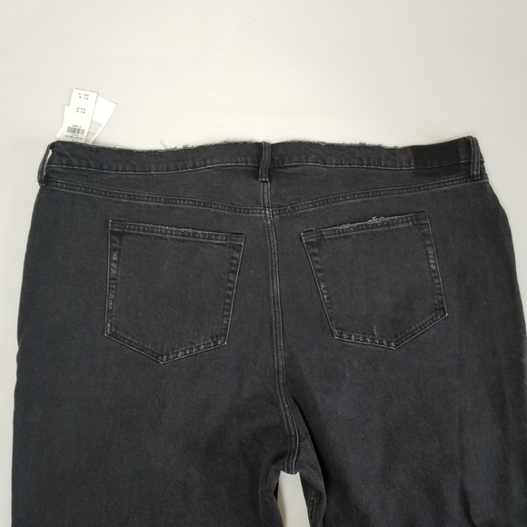 Abercrombie & Fitch The Dad High Rise Jeans Destructed Size 24 Short NWT - Picture 4 of 7